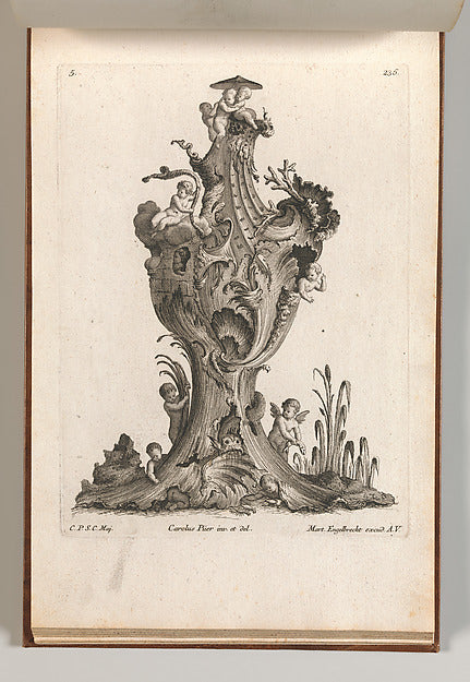 After Carl Pier:Design for a large Vase representing 'Water'-16x12"(A3) Poster