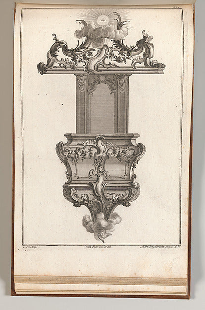 Carl Pier:Design for a Pulpit Plate 3 from an Untitled Serie-16x12"(A3) Poster