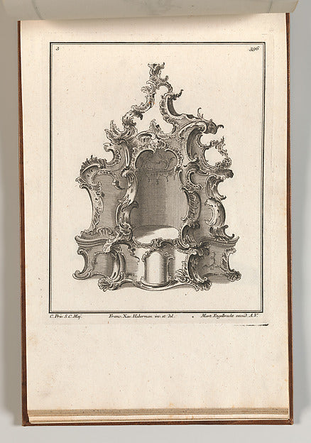 Franz Xavier Habermann:Design for a Tabernacle Plate 3 from -16x12"(A3) Poster
