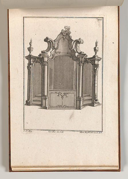 Carl Pier:Design for a Confessional Plate 4 from an Untitled-16x12"(A3) Poster