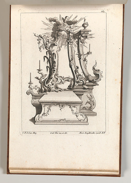 After Carl Pier:Design for an Altar Plate 2 from an Untitled-16x12"(A3) Poster