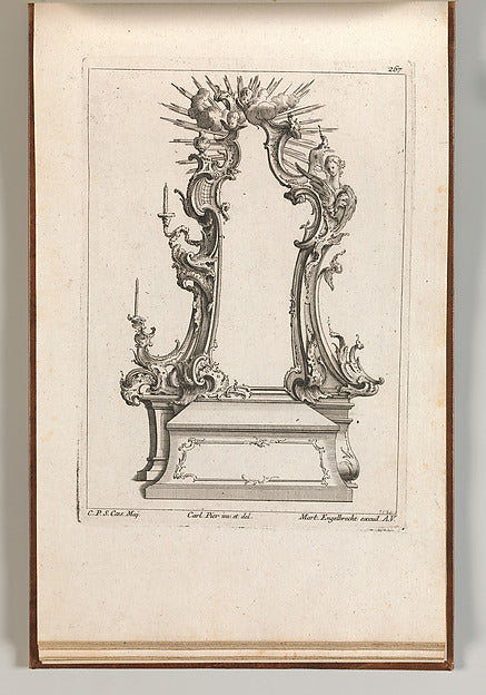 After Carl Pier:Design for an Altar Plate 4 from an Untitled-16x12"(A3) Poster