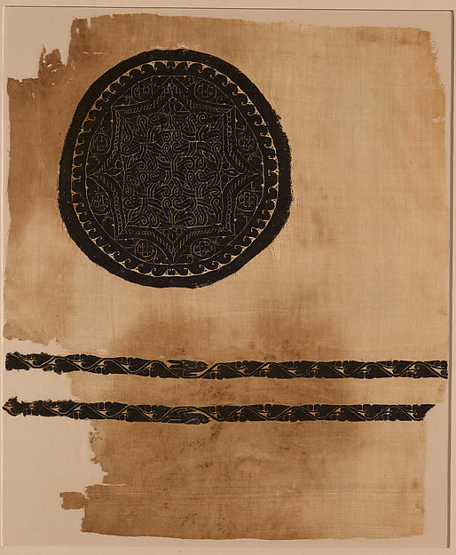 :Fragment with an Interlace Medallion and Bands 3rd–6th cent-16x12"(A3) Poster