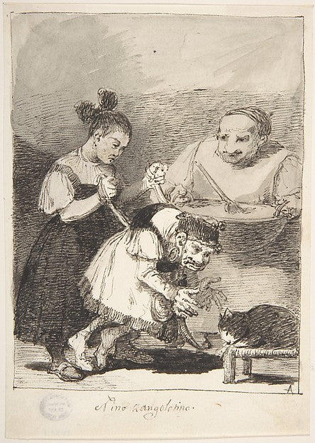 The Pampered Idiot 1807–45-Leonardo Alenza y Nieto, Poster Print