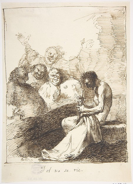 He Will Not Laugh 1807–45-Leonardo Alenza y Nieto, Poster Print Wall Art