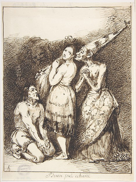 They'll Get Their Desserts 1807–45-Leonardo Alenza y Nieto,16x12"(A3) Poster
