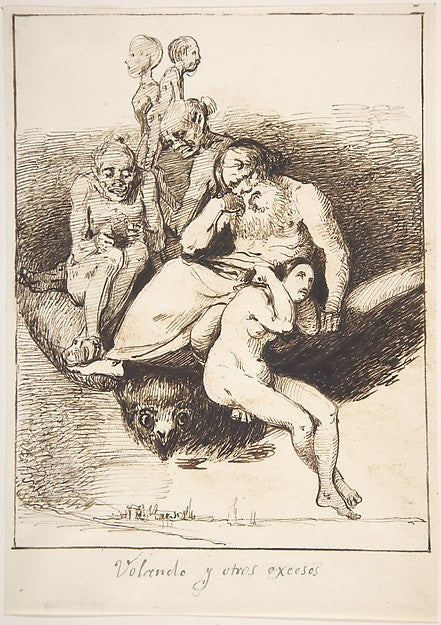Flying and Other Excesses 1807–45-Leonardo Alenza y Nieto, Poster Print Wall Art