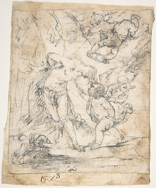 Angels Ministering to St. Sebastian 1601–67-Alonso Cano,16x12"(A3) Poster