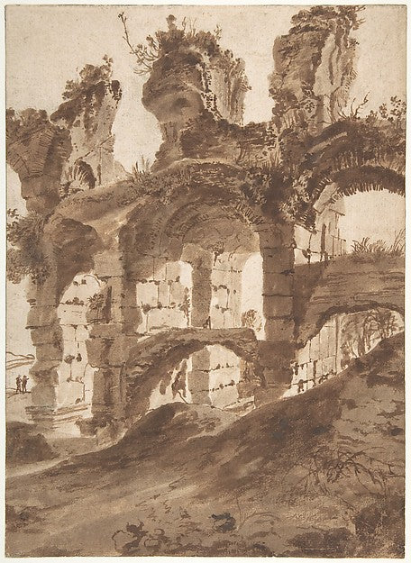 Colosseum early 17th cent-Bartholomeus Breenbergh,16x12"(A3) Poster