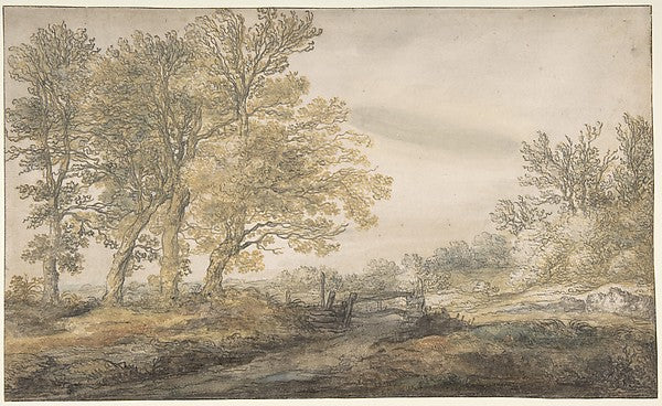 Landscape with Trees 1635–91-Aelbert Cuyp,16x12"(A3) Poster