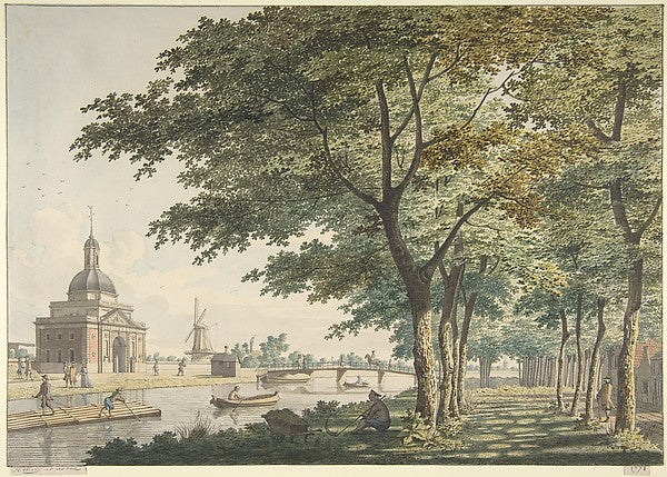 The Muiderpoort Amsterdam seen from the Plantage 1771-Hendri,16x12"(A3) Poster