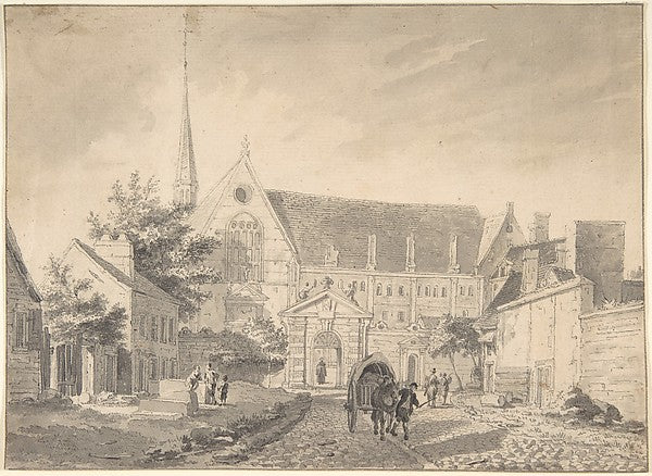 View of the Church of Passy near Paris 1770-Reinier Vinkeles,16x12"(A3)Poster