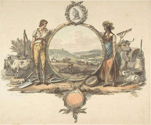 Design for a Frontispiece c1793-Josiah Boydell, Poster Print