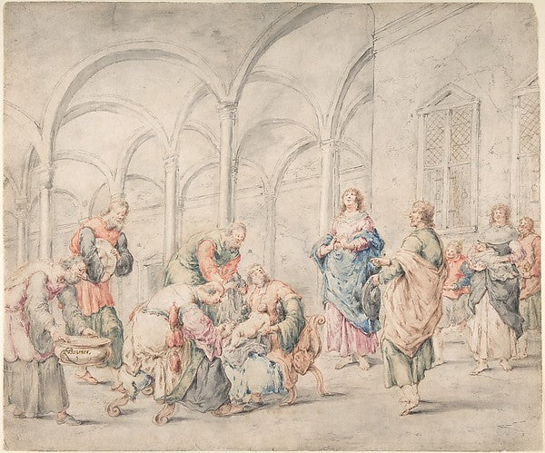 The Circumcision 1611–74-Leonaert Bramer,16x12"(A3) Poster