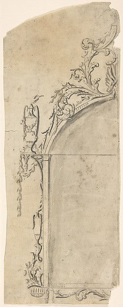 Design for a Frame 1743–1800-Office of Sir William Chambers,G, Poster Print Wall Art