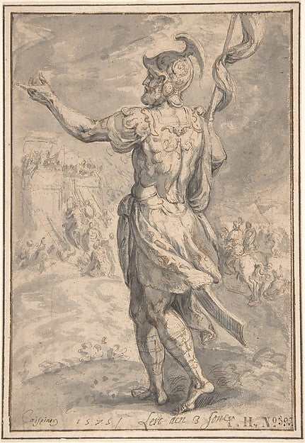 Levi Avenging the Honor of his Sister Dinah 16th cent-Crispijn,16x12"(A3)Poster