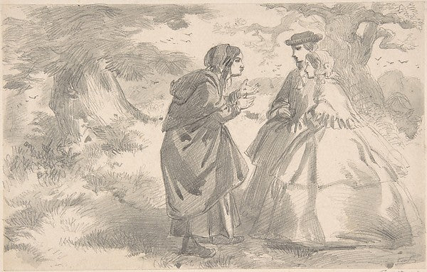 In the Park c1859-Thomas Dalziel, Poster Print Wall Art