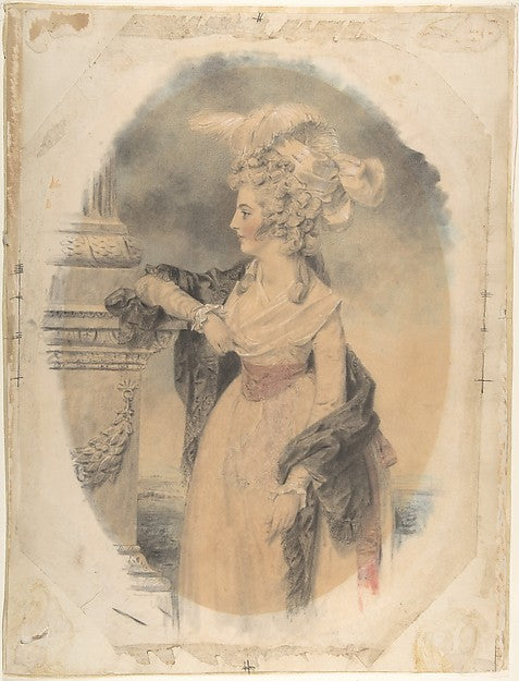 Elizabeth Ford later Lady Colville of Culross 1785-John Downm, Poster Print Wall Art