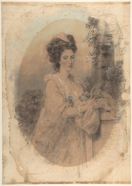 Isabella Hunter Cousin of the Artist 1781-John Downman, Poster Print Wall Art