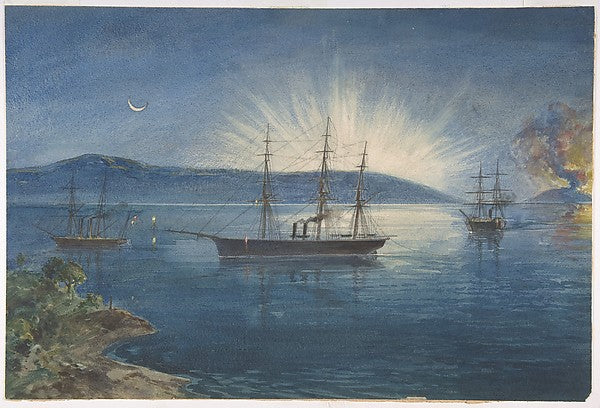 The Bay of Bull Arms Trinity Bay Newfoundland Bonfires Ligh, Poster Print Wall Art