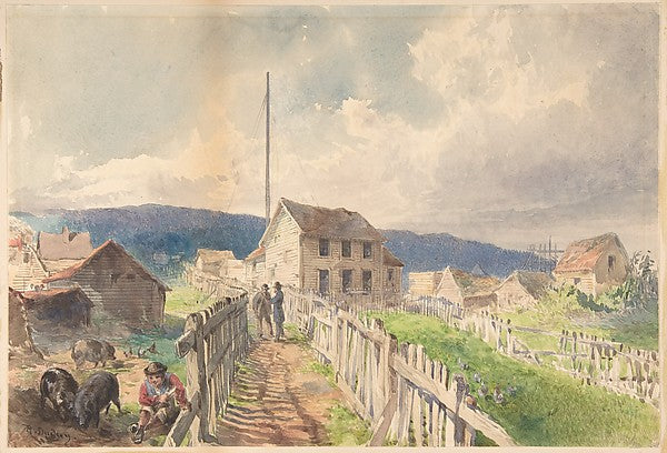 First Telegraph House at Heart's Content Newfoundland 1866 1, Poster Print Wall Art