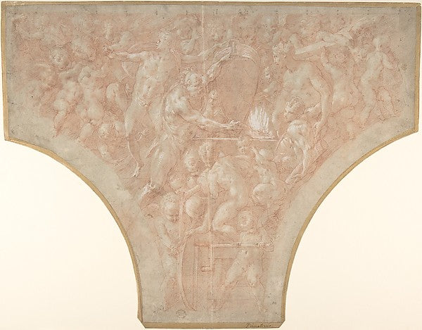 Vulcan Forging the Darts of Cupid 1552–56-Francesco Primaticci,16x12"(A3) Poster