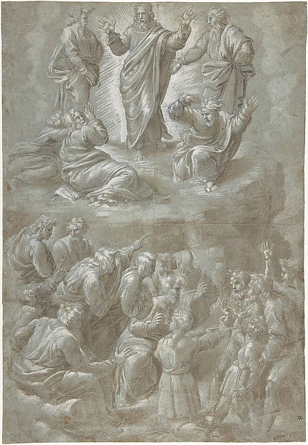 The Transfiguration after Raphael 1511–51-Biagio Pupini,16x12"(A3) Poster