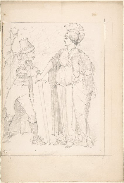 Two Forces 1881-Sir John Tenniel, Poster Print Wall Art