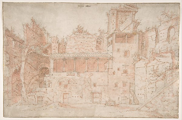 Palazzo Nerone 16th cent-Anonymous, Netherlandish, 16th cent, Poster Print Wall Art