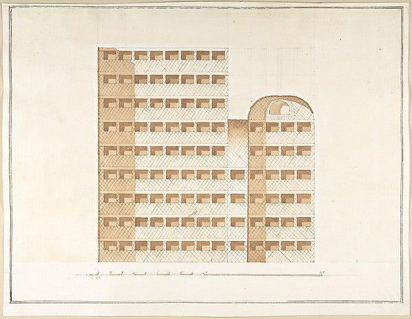 Section of a Columbarium 1710–27-Pietro Paolo Coccetti , Poster Print Wall Art