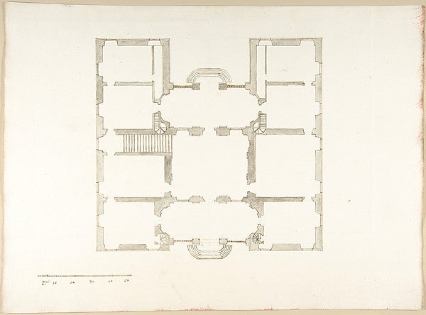 Plan 1710–27-Pietro Paolo Coccetti , Poster Print Wall Art