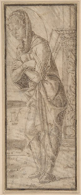 The Virgin Annunciate 1470–80-Anonymous, Italian, Ferrarese, 1,16x12"(A3) Poster