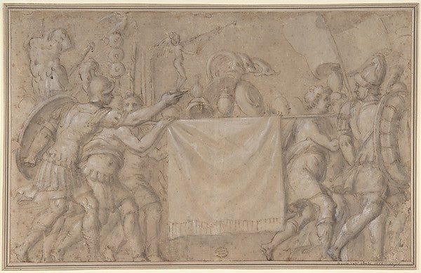 A Roman Triumph 16th cent-Anonymous, Italian, 16th cent,16x12"(A3) Poster