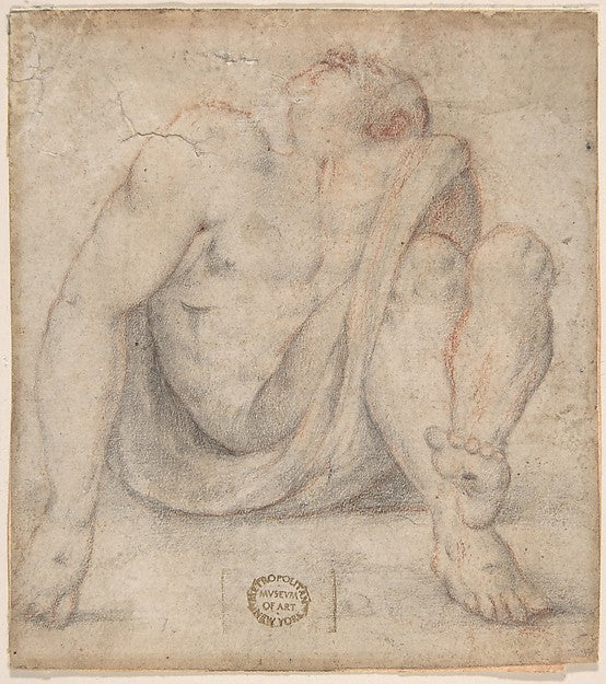 The Dead Christ 17th cent-Anonymous, Italian, Roman-Bolognese,,16x12"(A3) Poster