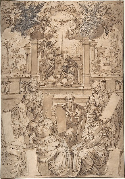The Six Prophets of the Coming of Christ mid-16th–early 17th c,16x12"(A3) Poster