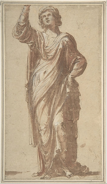 Symbolic Figure 16th cent-Anonymous, Italian, Venetian, 15th,16x12"(A3) Poster