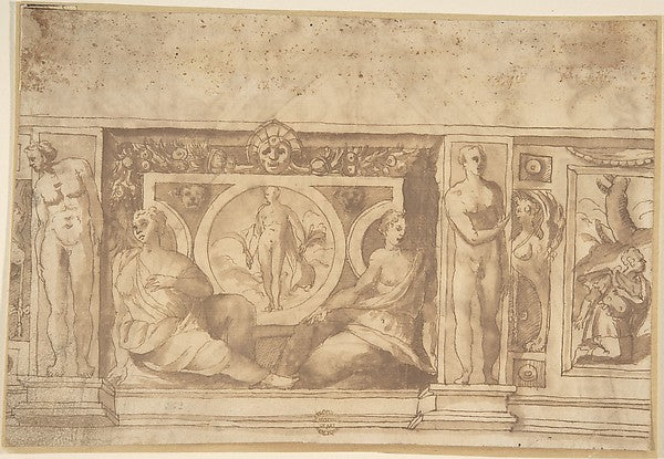 Frieze 16th cent-Anonymous, Italian, 16th cent,16x12"(A3) Poster