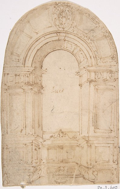 Design for Window 16th cent-Anonymous, Italian, 16th cent,16x12"(A3) Poster