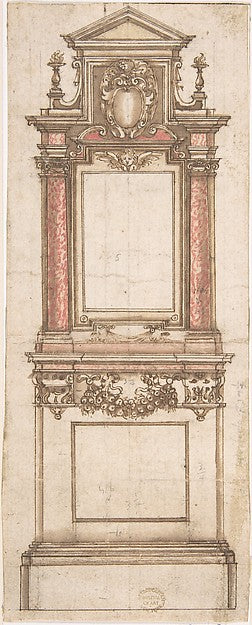 Frame 16th cent-Anonymous, Italian, 16th cent,16x12"(A3) Poster