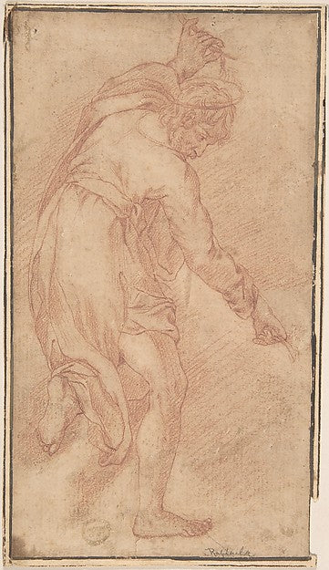 Saint Peter as a Fisherman 16th cent-Anonymous, Italian, 16th , Poster Print