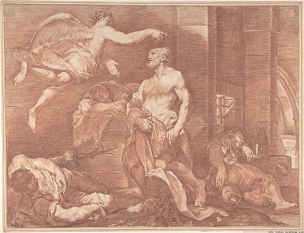 Saint Peter Released from Prison 17th cent-Anonymous, Italian,, Poster Print Wall Art
