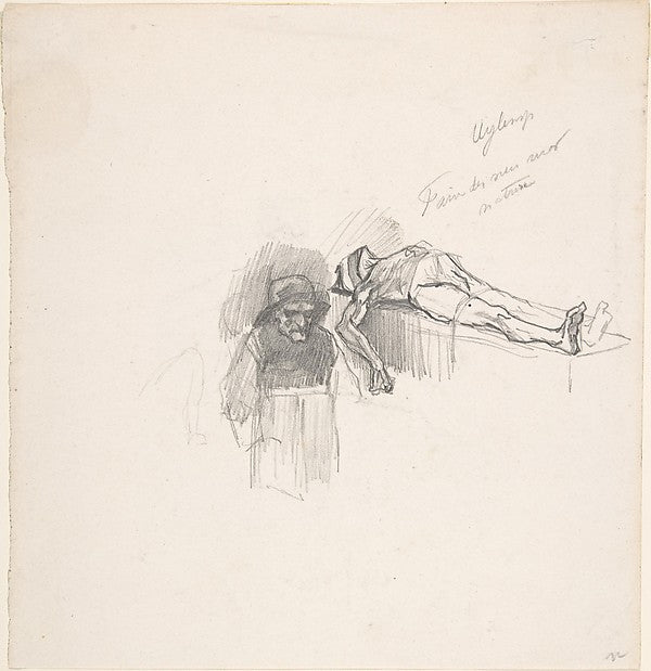 Study for Uylenspiegel-Félicien Rops, Poster Print Wall Art