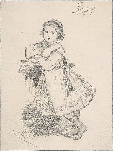 Little girl-Félicien Rops, Poster Print Wall Art
