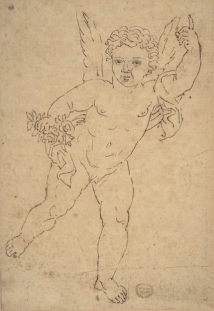 Cupid 19th cent-Anonymous, Italian, 19th cent,16x12"(A3) Poster