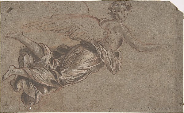 Flying Angel 17th cent-Anonymous, Italian, 17th cent, Poster Print