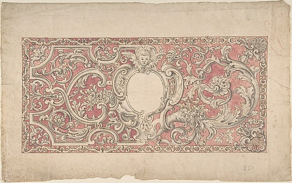 Inlaid marble altar frontal 17th cent-Anonymous,Italian,17th, Poster Print