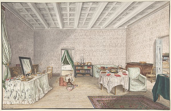 Design for interior c1830-Charles de Brocktorff, Poster Print Wall Art