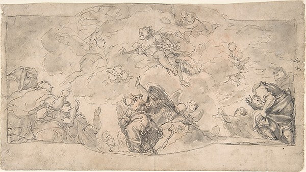 The Ascension of Christ late 17th–early 18th cent-Hans Georg A,16x12"(A3)Poster