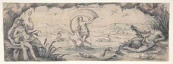 An Allegory of Fortune with Two River Gods 1624-Hans Jakob Ebe, Poster Print Wall Art