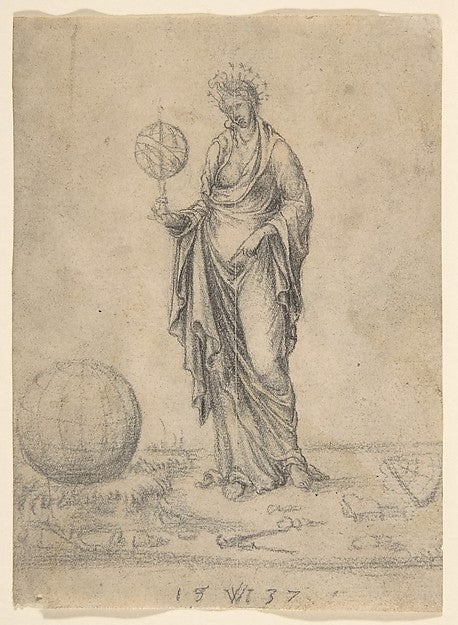 Urania 1520–85-Wenzel Jamnitzer,16x12"(A3)Poster